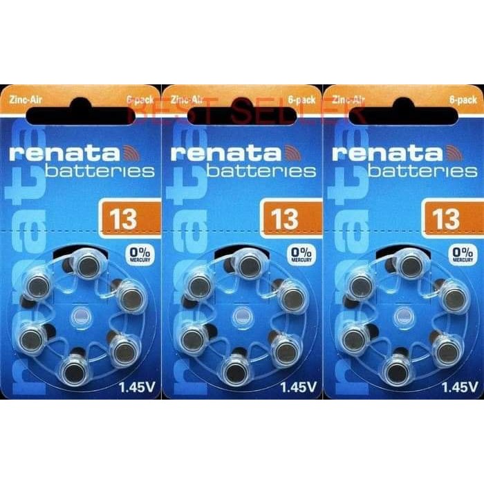 Baterai Battery Batre Renata 13A ZA13 PR48 Original Baterai Alat Bantu Dengar