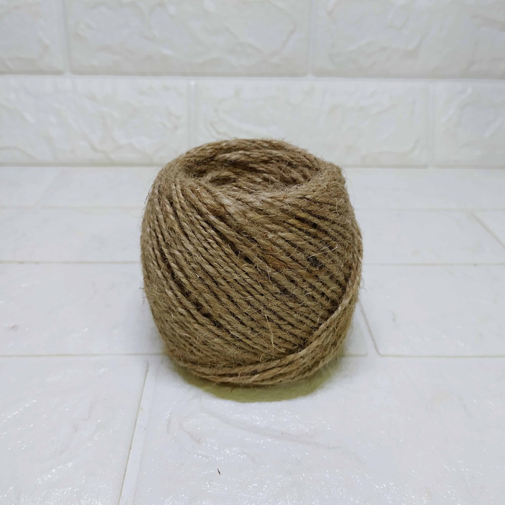 Tali Rami 2 PLY Tali Burlap Serbaguna Bahan Kerajinan Tangan