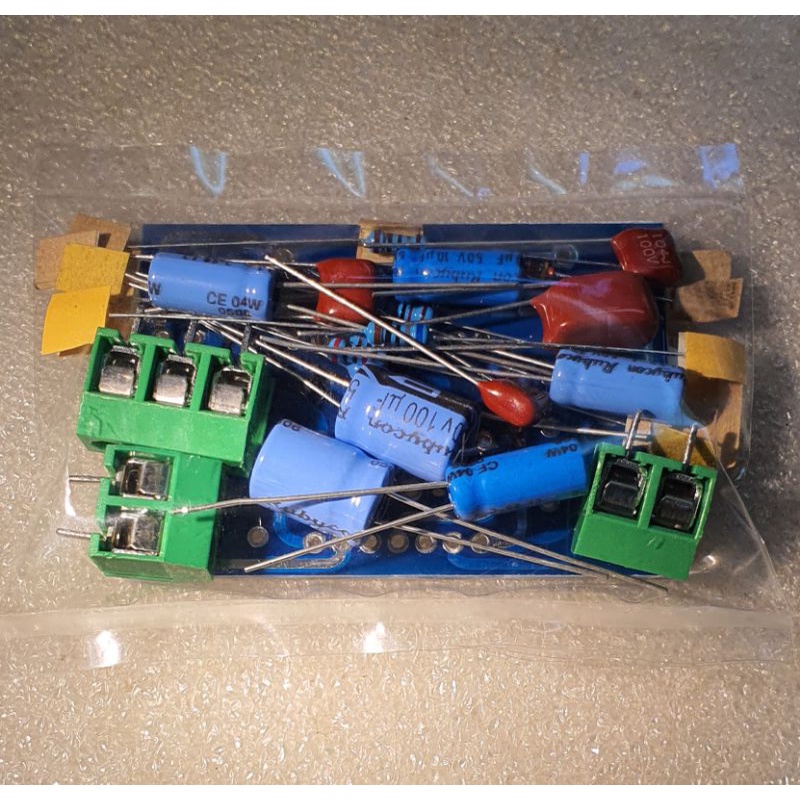 PCB TDA7294/7293 2Layer Bagus tambah komponen, terminal 1Set Tanpa IC