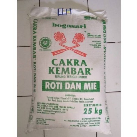 

Tepung terigu cakra kembar rpc 1kg