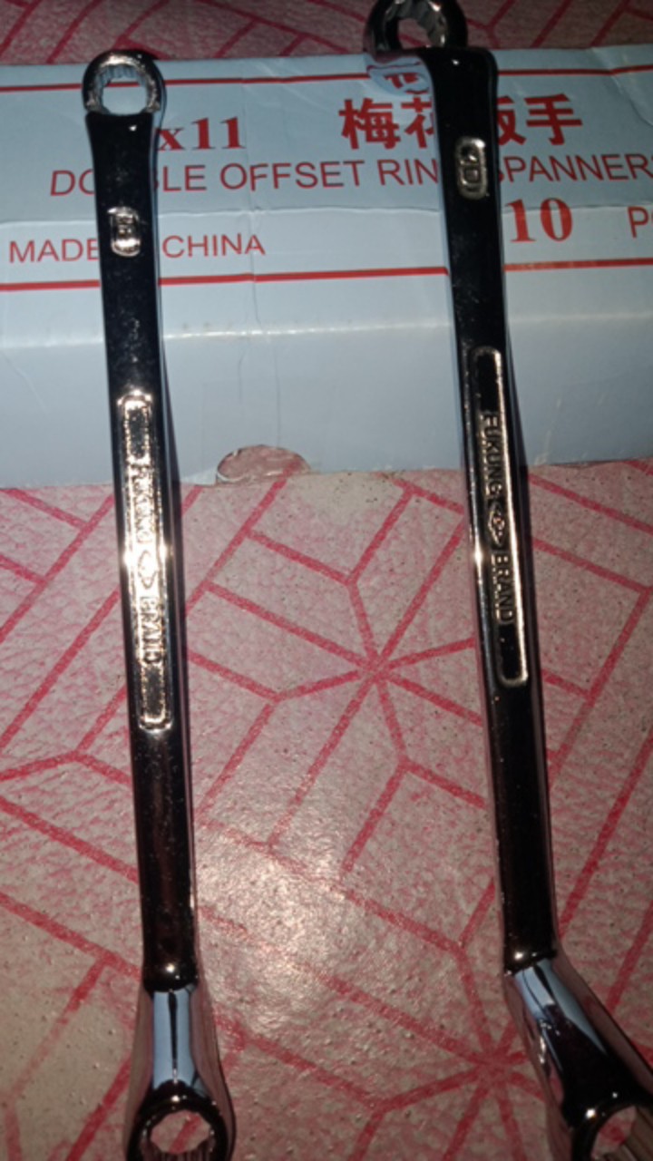 Kunci Ring Kilat Fukung Asli 10x11 Mm/double Offset Ring Wrench Fukung