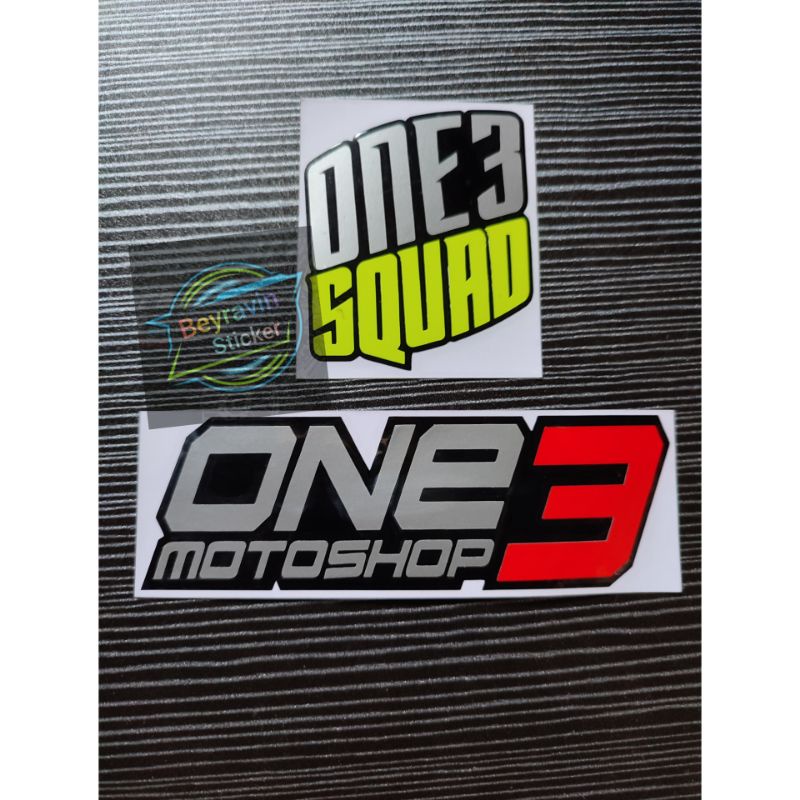 STICKER ONE3 SQUAD CUTTING