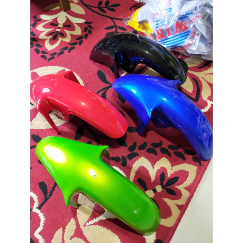 slebor depan ninja rr spakbor depan ninja rr ninja 150 rr merah biru hijau slebor selebor spakbor cb