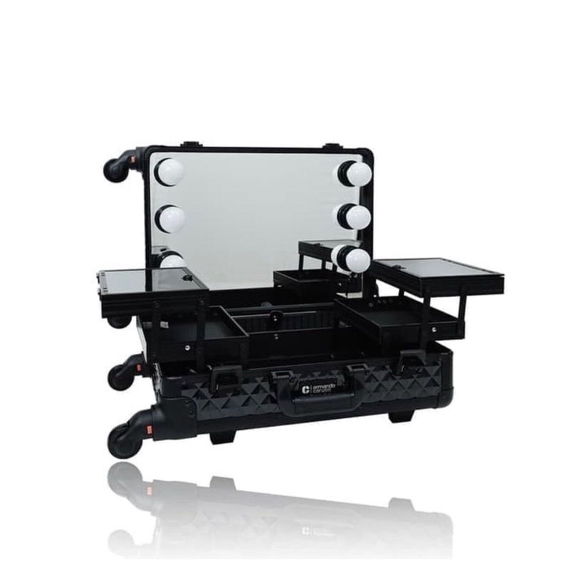 BRAND NEW ARMANDO CARUSO BLACK DIAMOND CABIN BEAUTY CASE KOPER MAKE UP