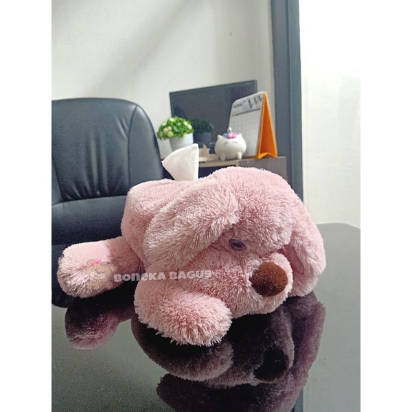 Sarung Tempat Tissue Cover Karakter Boneka Anjing Lucu