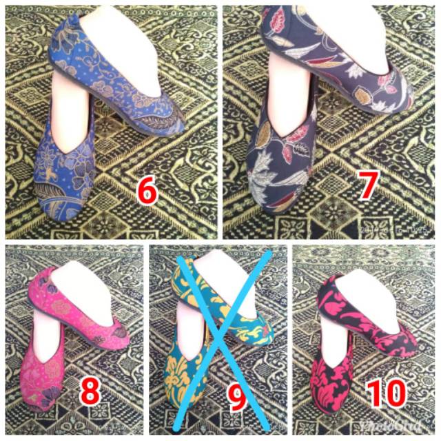 Sepatu motif etnik termurah / sepatu nyaman dipakai / sepatu batik murah