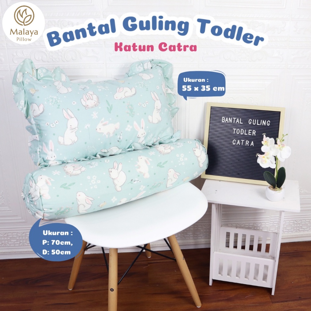 Malaya Baby l Bantal Dan Guling Balita Toddler | Katun Korea