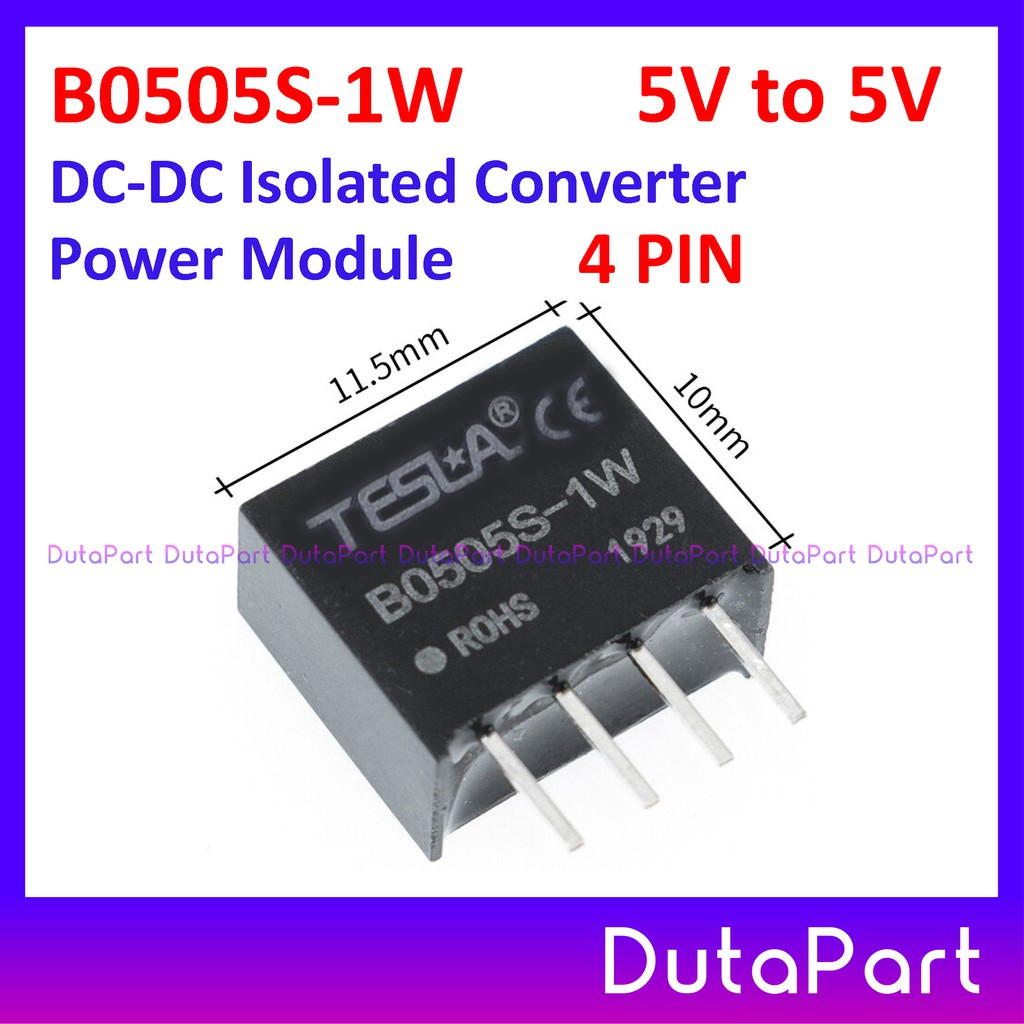 B0505S-1W B0505S 1W 5V DC-DC Isolated Converter Power Module 4 PIN