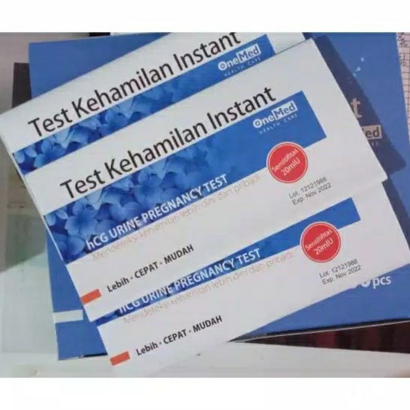 Test Kehamilan Instant Onemed Tes Tespek One Med hCG Urine Pregnancy Testpack Test pack hamil