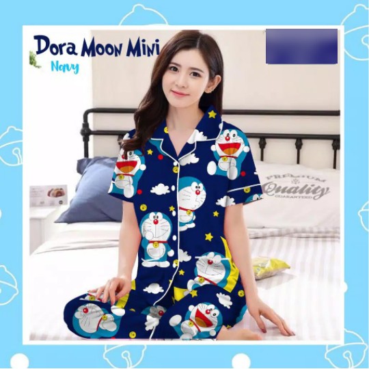 JAYA.Co Piyama CP LD 104cm fit XL Karakter Doraemon, Mickey, Unicorn, dll