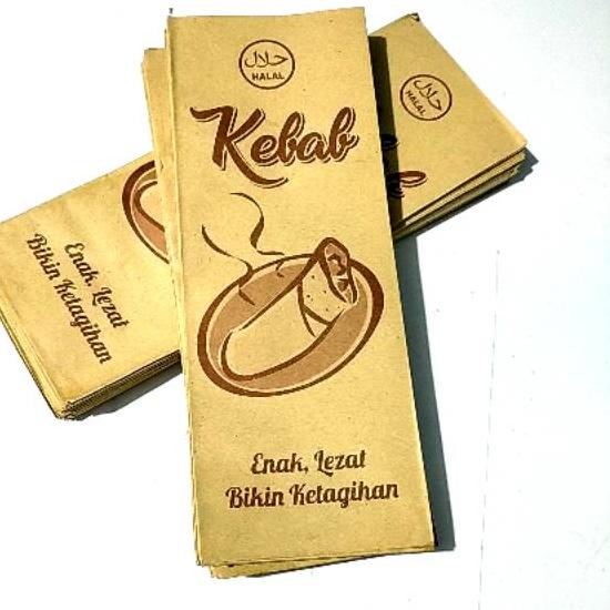 

(TERBARU) Bungkus Kebab Coklat Besar (50 pcs)