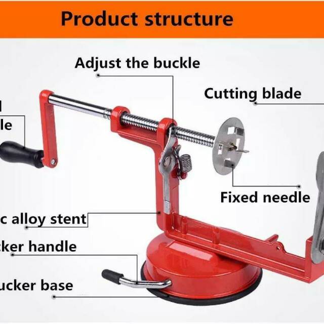 SPIRAL KENTANG / ALAT IRIS KENTANG / SPIRAL POTATO SLICER / PEMOTONG KENTANG BENTUK SPIRAL