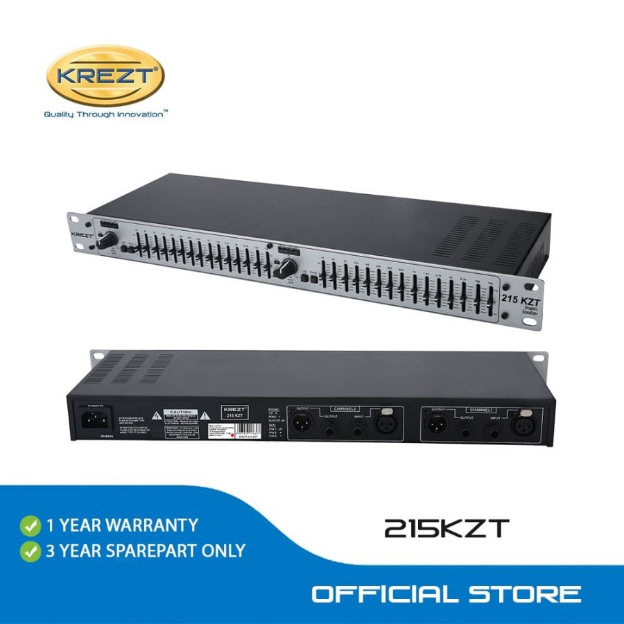 PROFESSIONAL GRAPHIC EQUALIZER KREZT 215 KZT