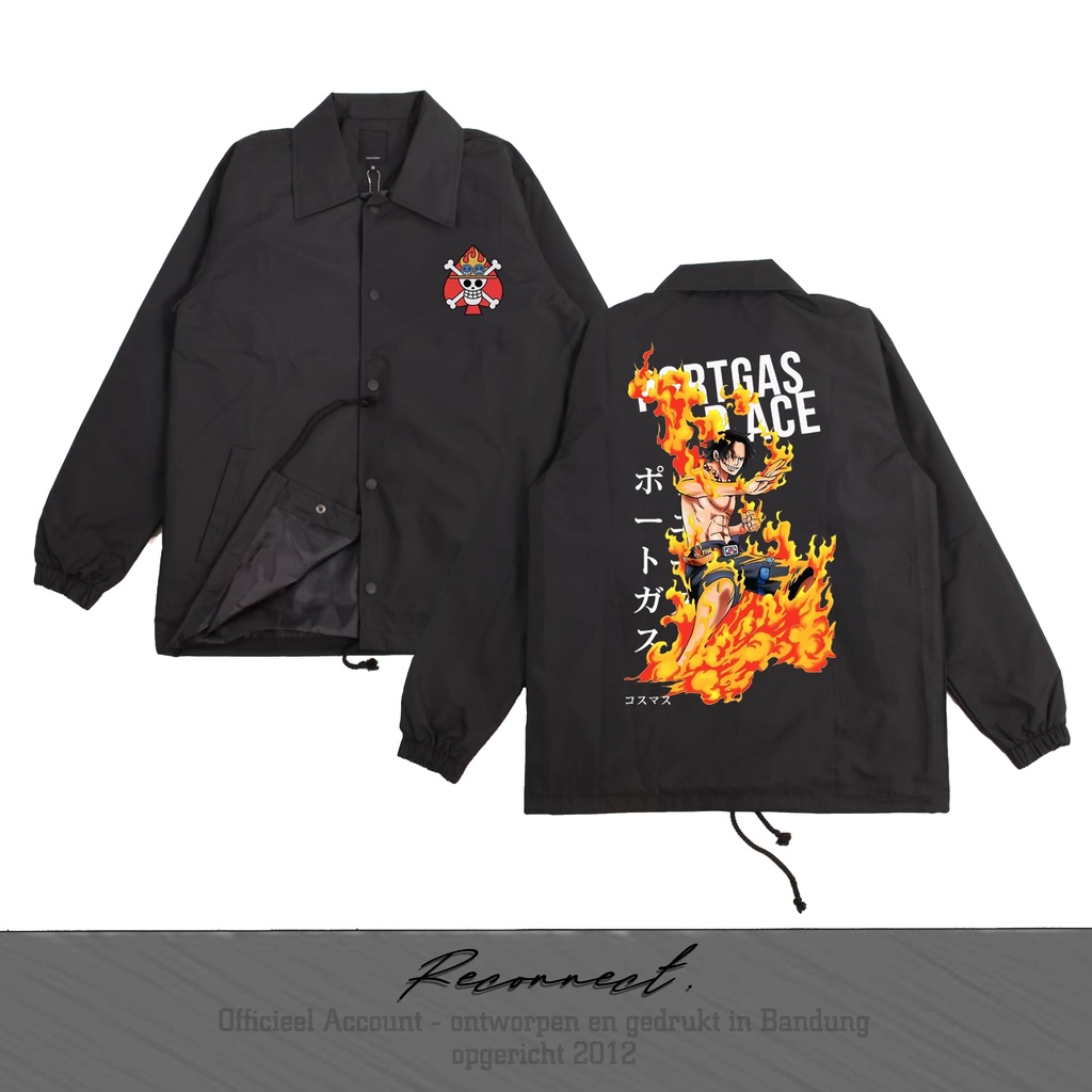 Reconnect Coach Jacket Ace One Piece Series - Unisex