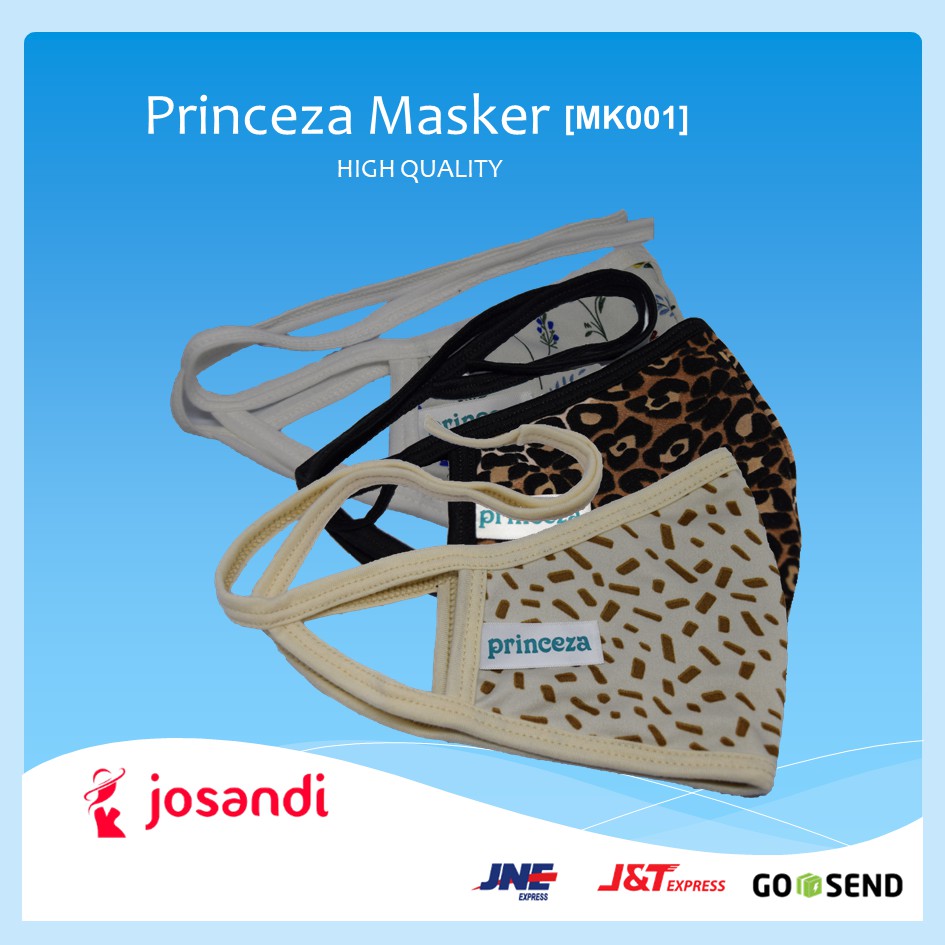 Masker Kain Katun High Quality Princeza MK001 Face Mask 