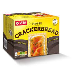 

RYVITA CRACKERBREAD PEPPER FLAVOUR 125GR