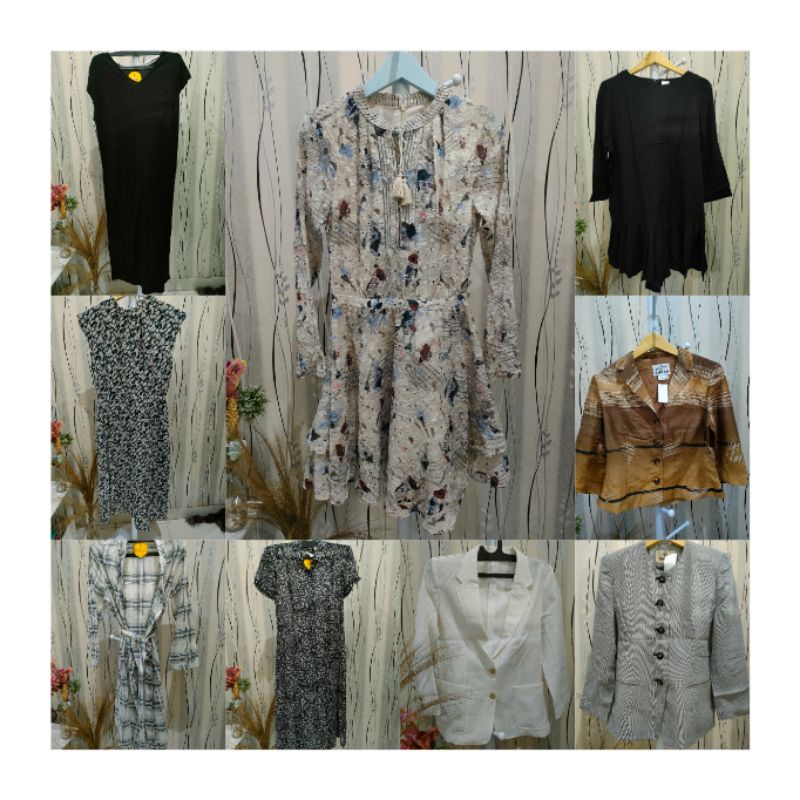 Blazer,Dress,Blouse, Atasan wanita korea /style korea vintage