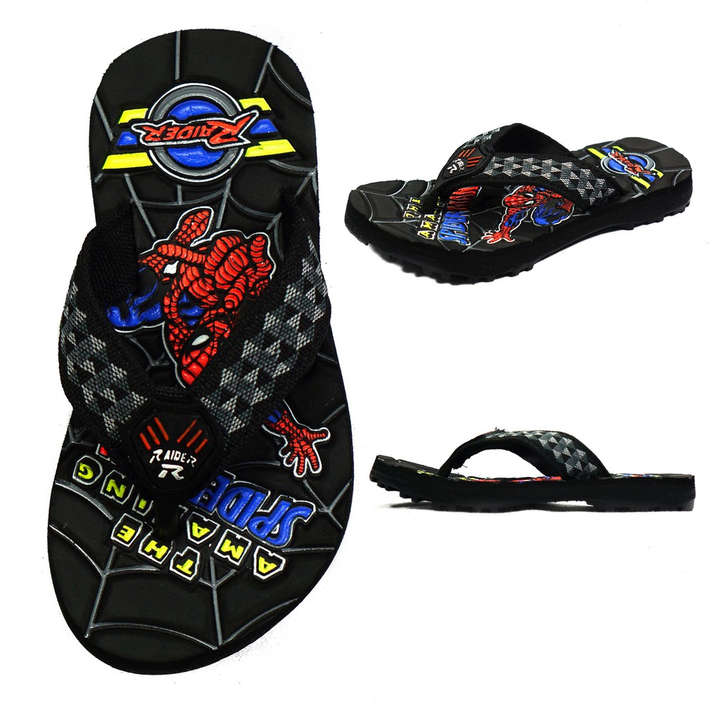 HQo Sandal Gunung Anak / Sandal Anak Laki Gunung / Sandal Anak Casual / Sandal Japit Anak / SPIDER