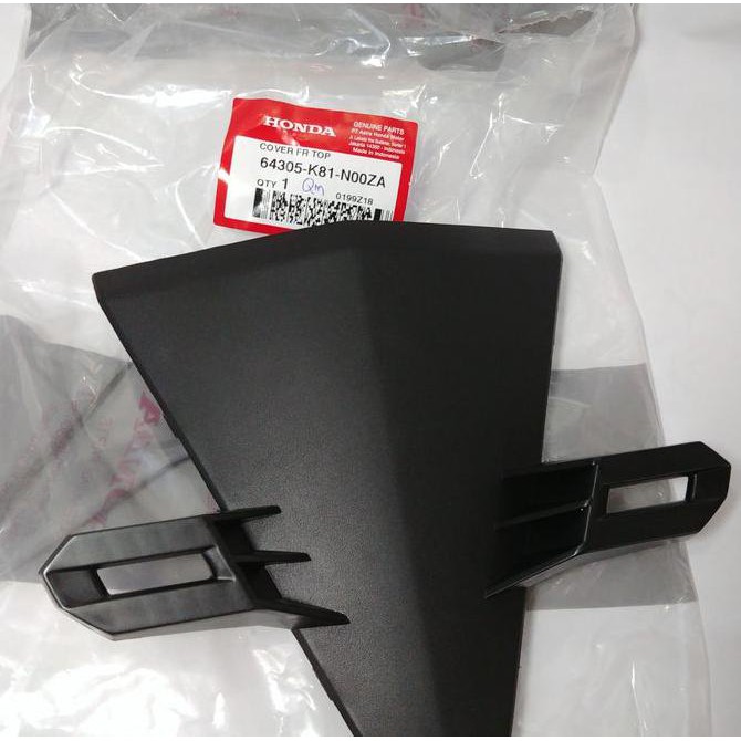 Tameng Plat Nomer Beat 2017 Fi New K81 Original Honda