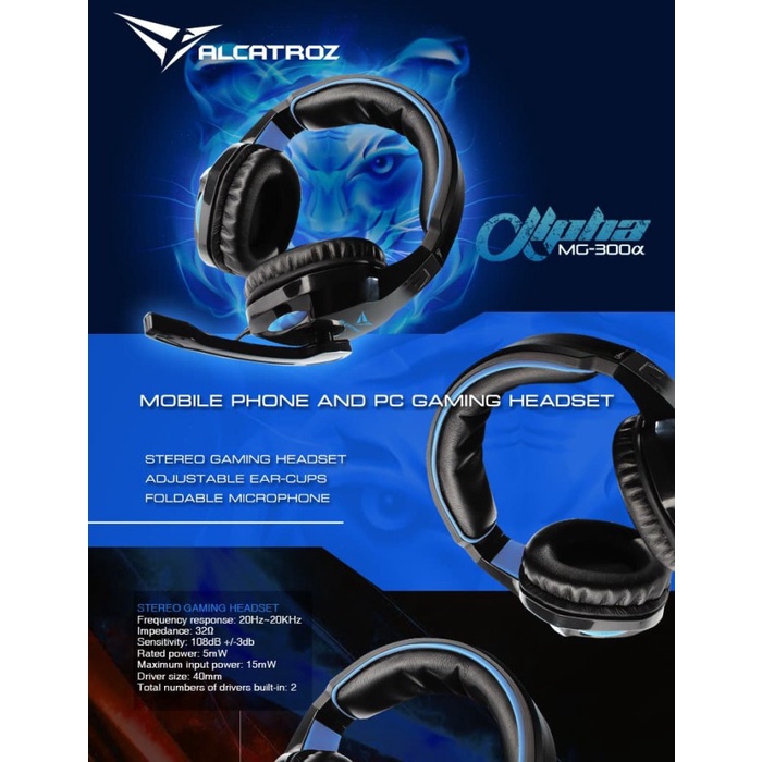 Alcatroz Headphone Alpha MG-300