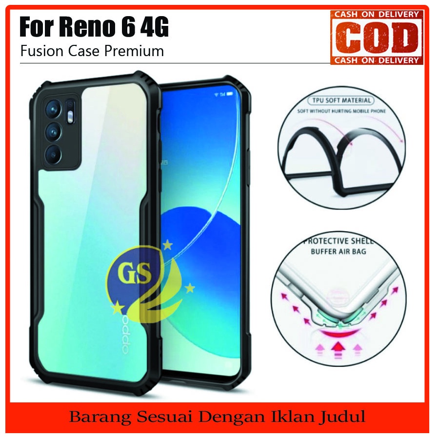 Case Ipaky Bumper XUNDD Oppo Reno 8T 2023 Reno 7 4G / Reno 7 5G / Reno 8 4G / Reno 8Z 5G / Reno 6 4G / Reno 6 5G Reno 5F 5 4 4F 4 Pro 2F Camera Protection Case Armor Fusion Shockproof Premium Transparan Casing Mika