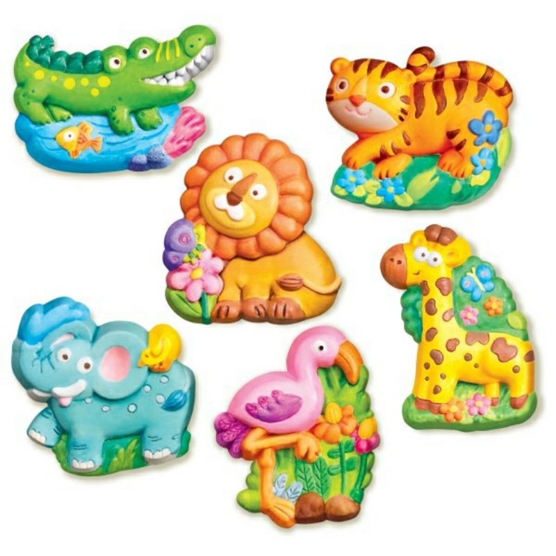 4M MOULD &amp; PAINT ZOO ANIMAL / 00-04753