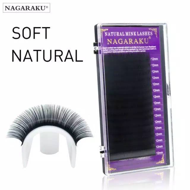 NAGARAKU EYELASH EXTENSION 0.12 C atau D Sambung bulumata