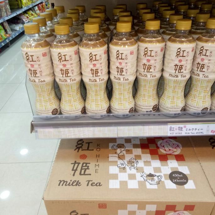 

=+=+=+] KO HIME MILK TEA 450 ML X 24 botol