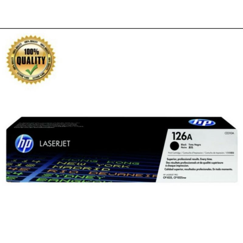 Toner Hp Laserjet 126A Black HP LaserJet CP1025,  CP1025MW