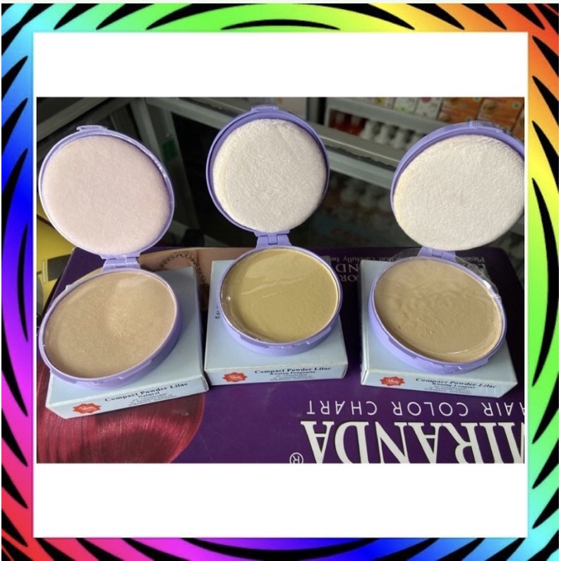 &lt;cu.ex&gt; viva compact powder lilac 19 g ( box biru ) viva bedak padat lilac terbaru