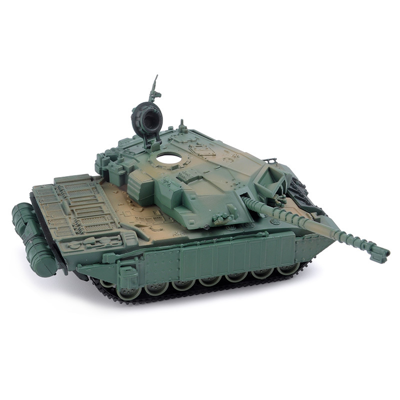 8pcs / Set Mainan Rakitan Model Tank Tempur Utama KV-1 KV-2 M4A3 Sherman Bahan Plastik 1 / 72 WWII 4D