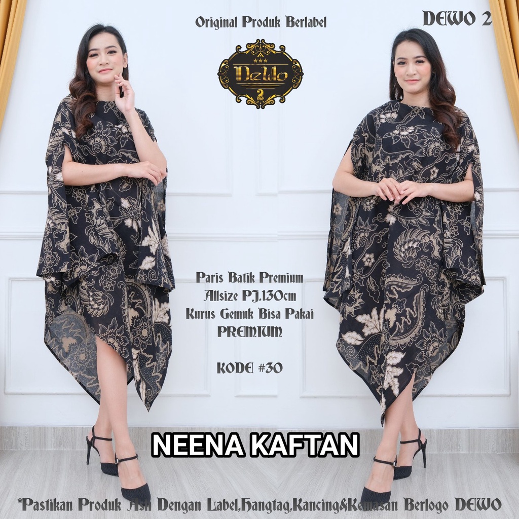NEENA KAFTAN KODE #30 Model Kaftan Panjang Wanita Original Solo Mewah Elegant Harga Terjangkau Kafta