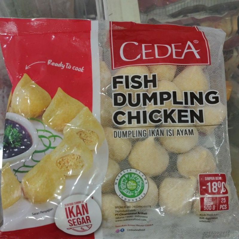 

CEDEA DUMPLING IKAN ISI AYAM 500GR