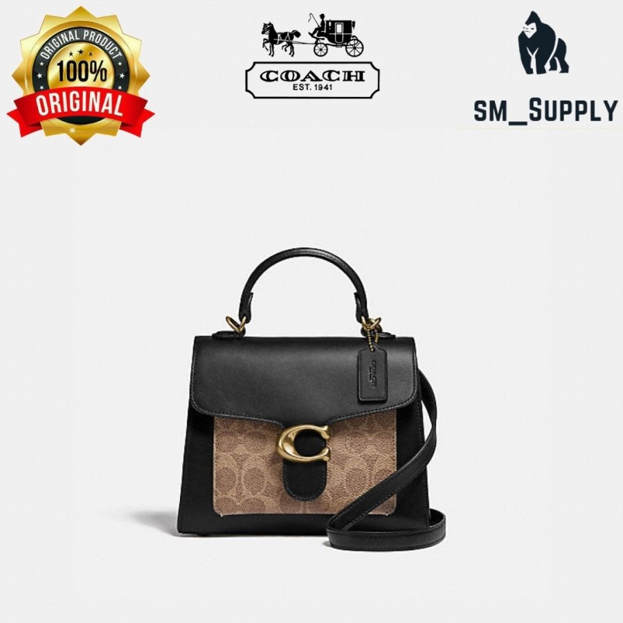 COACH TABBY TOP HANDLE 20 IN SIGNATURE