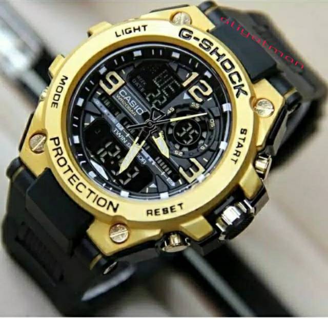 G SHOCK CASIO DUAL Taemin KEPALA BESI METAL TAHAN AIR