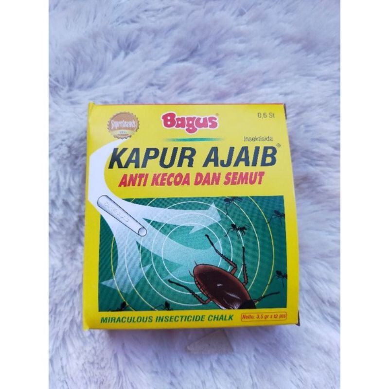 KAPUR BAGUS AJAIB ANTI SEMUT DAN KECOA PRODUK ASLI isi 2pcs