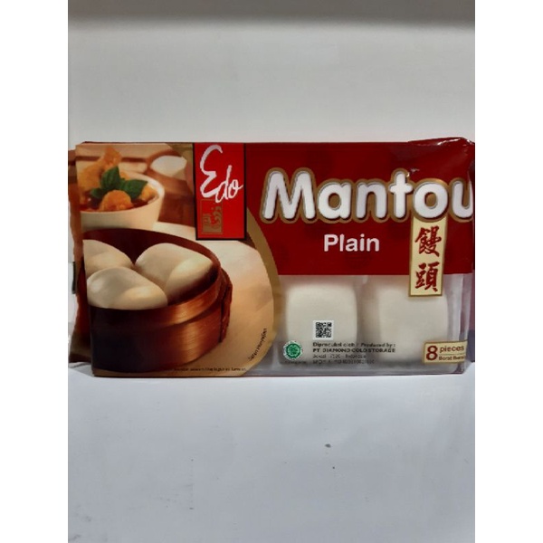 

edo mantau plain isi 8pcs