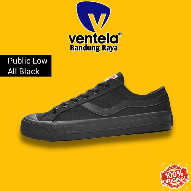 Ventela Public Low All Black