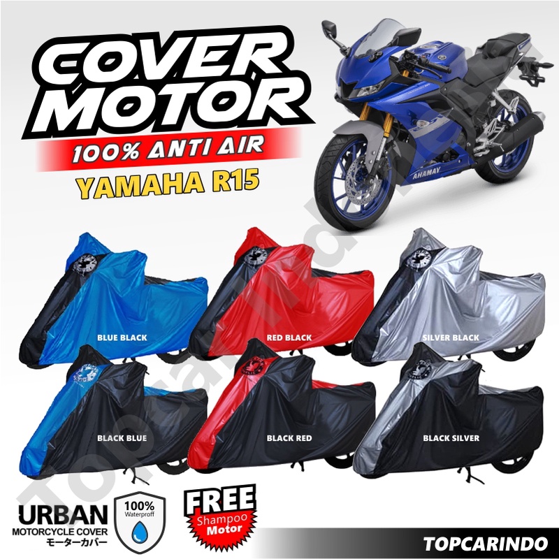 URBAN Sarung Penutup Selimut Pelindung Body Cover Motor Yamaha R15 Waterproof Indoor Outdoor Topcar