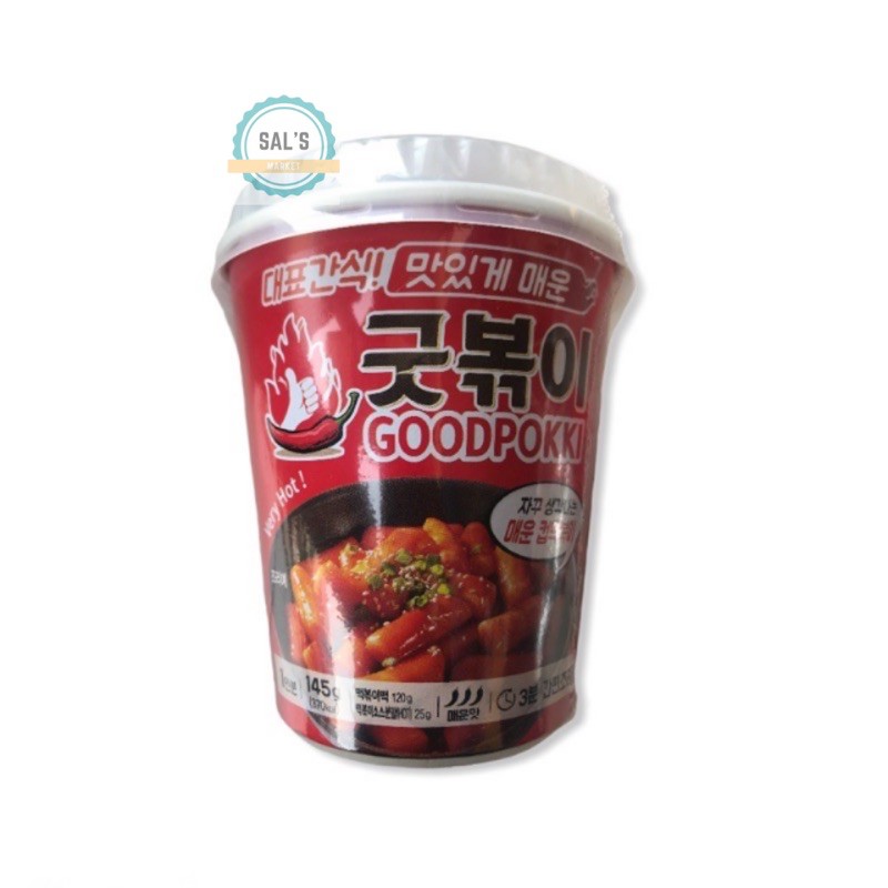 

Goodpokki Topokki Hot Cup 145 gr Ttteokbokki Tokpoki Instant Korean Rice Cake