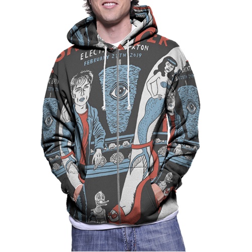 Jaket Hoodie Sam Fender Electric Brixton Hoodie Fullprint Casual Zipper Hoodie Fullprint New Casual 