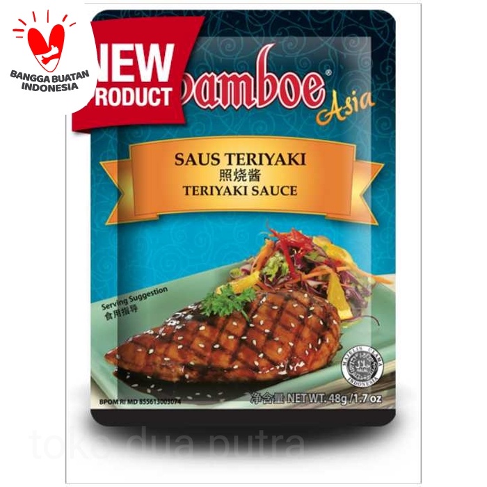 

Instan-Masak-Bumbu- Bumbu Bamboe Asia Sauce Teriyaki 48Gr(Produk Baru) -Bumbu-Masak-Instan.