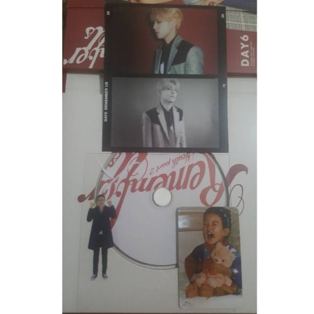 Day6 - Youth Part 2 Mini Album Remember Us / Photocard Postcard PC / Sungjin Jae Jaehyun Wonpil