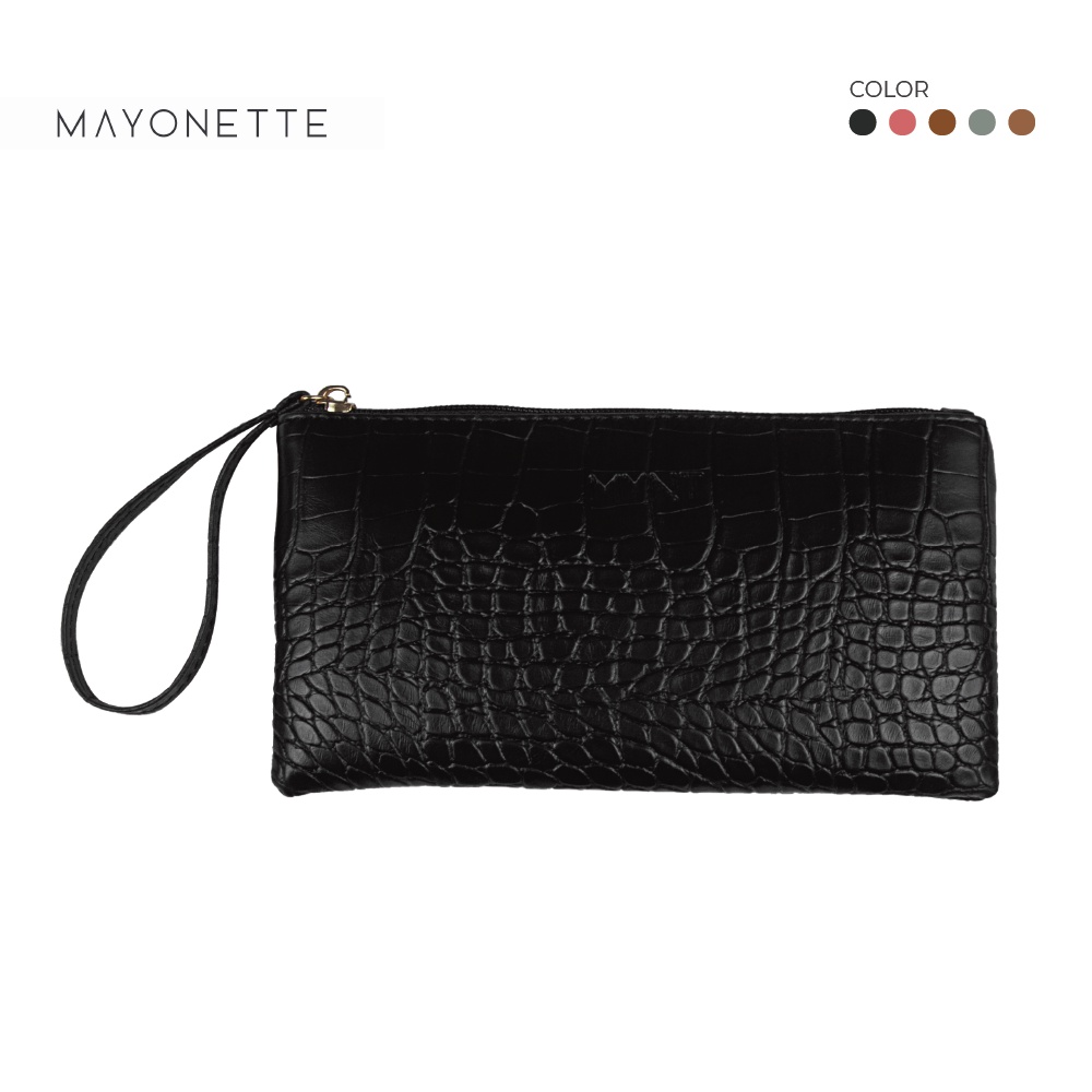 MYNT by MAYONETTE CORA Pouch Dompet Wanita Terbaru 2023 Import Korea Tas Croco Wanita