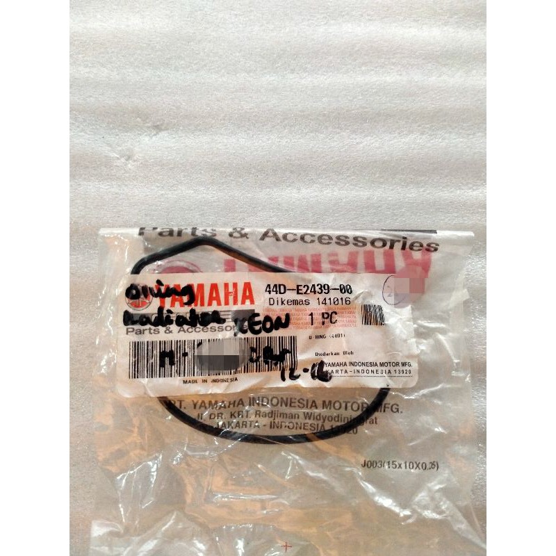 Oring tutup waterpomp original Yamaha untuk motor Xeon. 44d-e2439-00