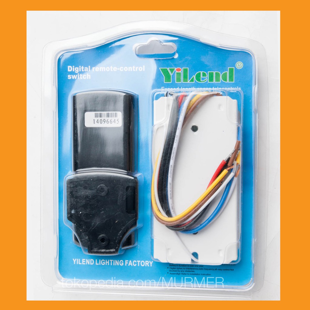 Remote Control Switch 4 Channel Yilend - Saklar Remote Kontrol