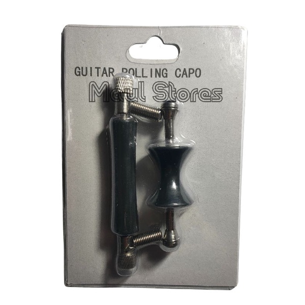 Capo Gitar Akustik Elektrik Nylon Bass Glider Slider Rollling Metal