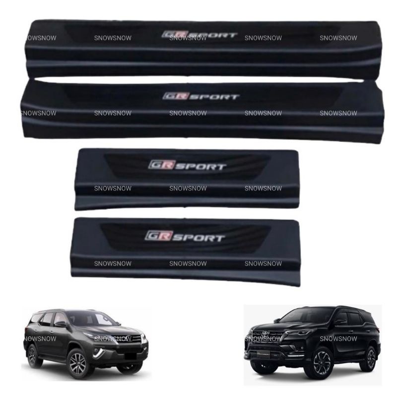 Sillplate Samping All New Fortuner 2016 2020 2022 2023 Up GR SPORT Hitam Platinum