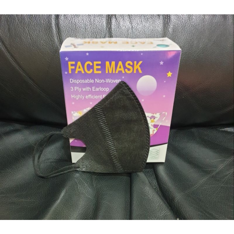 50 pcs MASKER ANAK POLOS DUCKBILL IJIN KEMEMKES