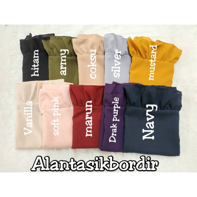 Alantasik - PASHMINA RUFFLE DIAMOND R.18